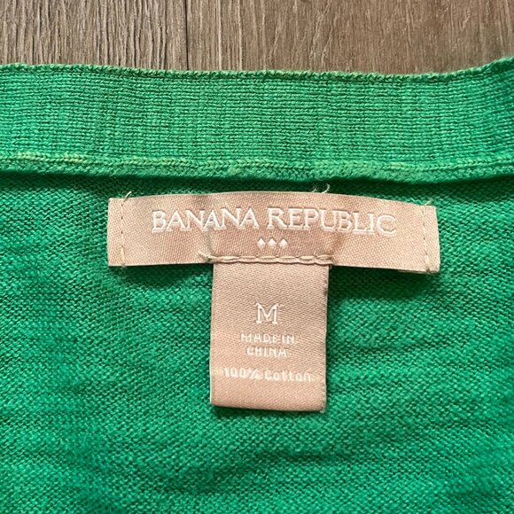 Banana Republic Green Button-up Cardigan - Picture 3 of 3